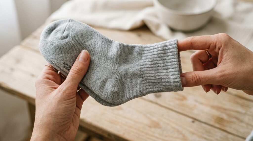 Close-up lifestyle shot of hands holding a pair of affordabl